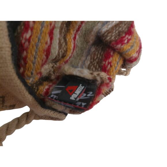 Merkley Headgear Wool Hat Knit Braided Tie Tassels One Size - Picture 4 of 9